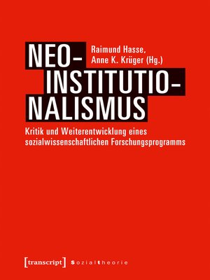 cover image of Neo-Institutionalismus